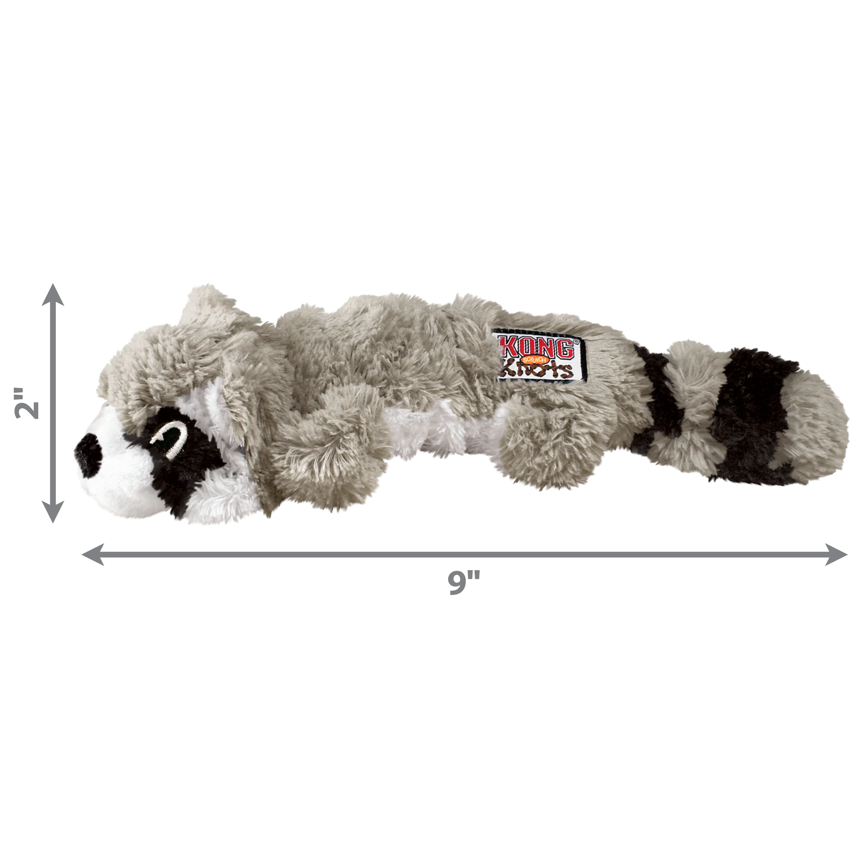 20% OFF: Kong® Scrunch Knots Racoon Dog Toy