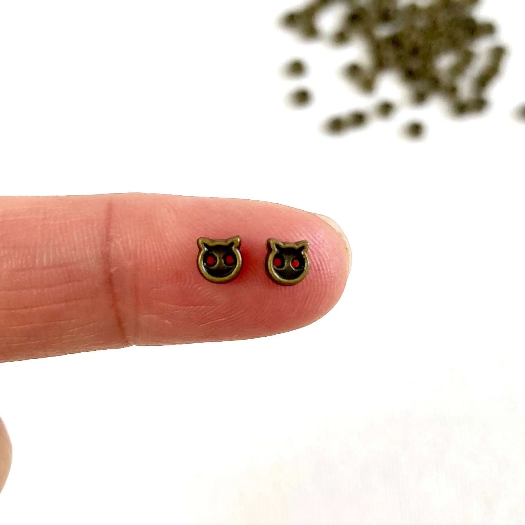 4mm Mini Cat buttons 10pcs