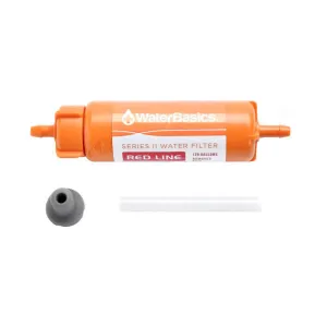 Aquamira Waterbasics Series II Red Line Virus, Bacteria Water Filter