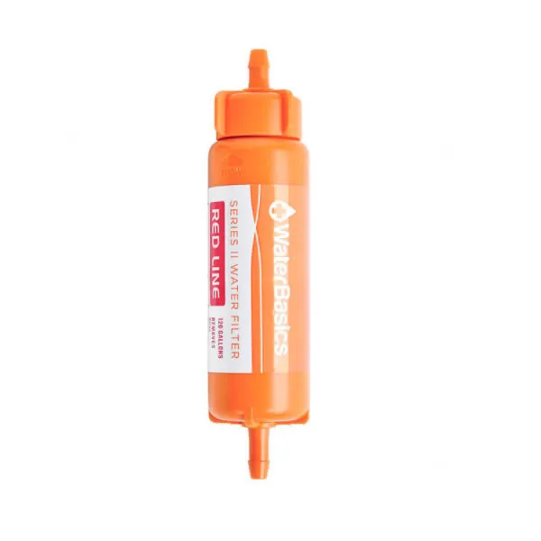 Aquamira Waterbasics Series II Red Line Virus, Bacteria Water Filter