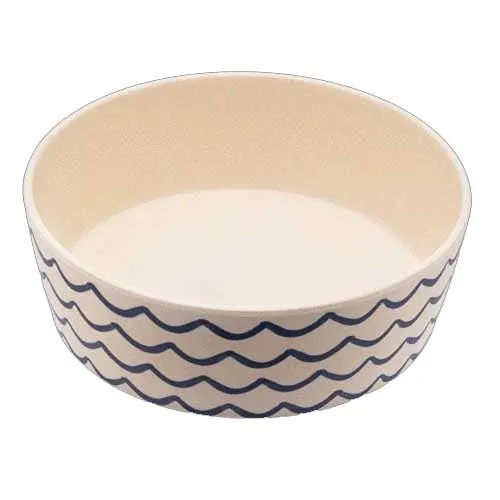 Beco Recycled Bamboo Bowl - Classic - Ocean Waves