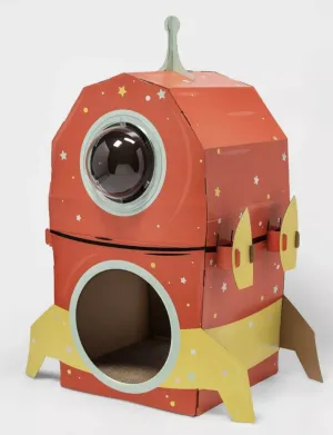 Boots and Barkley Cat Scratcher & Fun House Spaceship