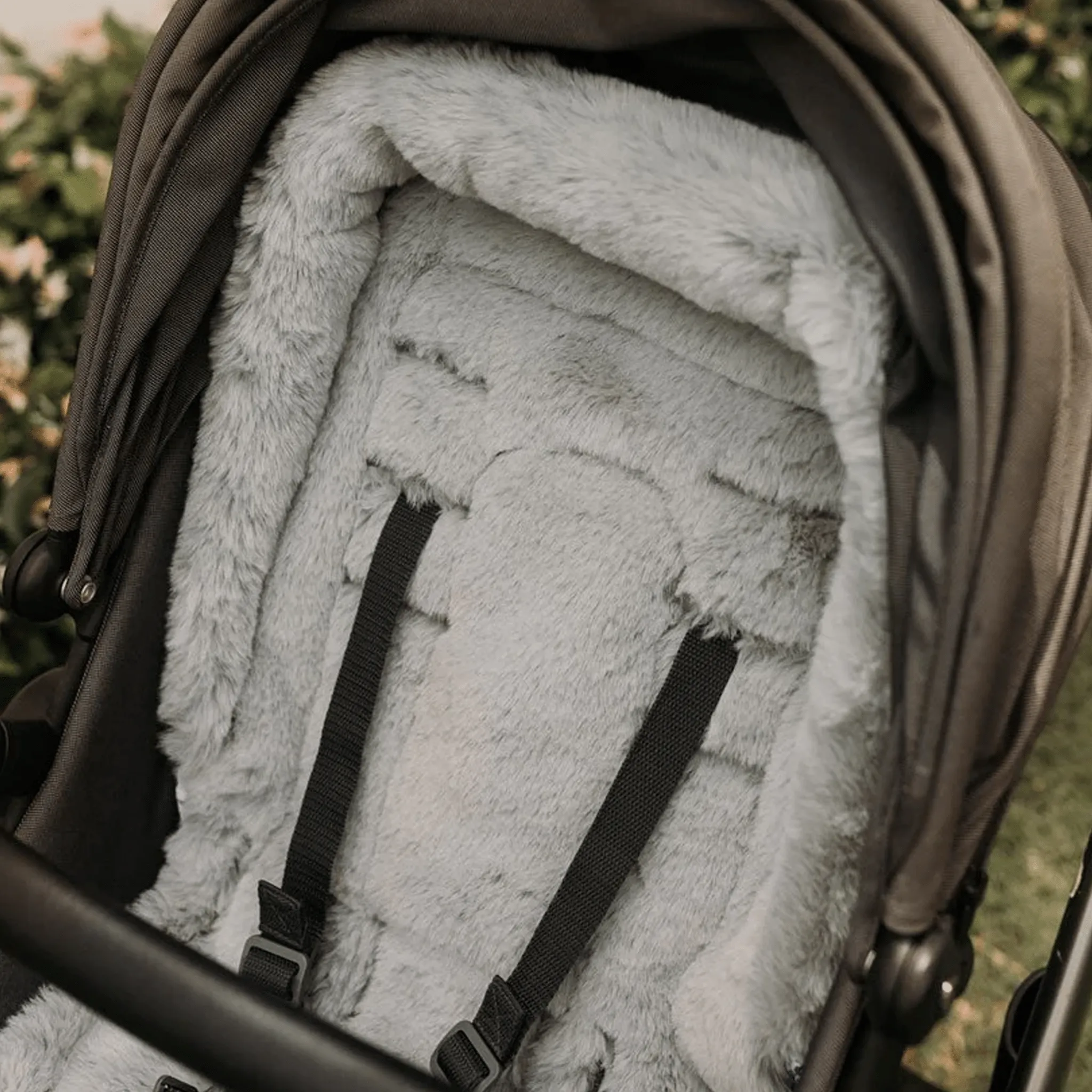 Cozy Fleece Pram Liner - Blue Paisley
