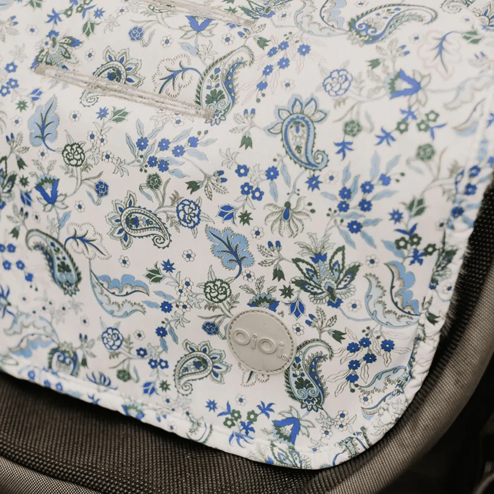Cozy Fleece Pram Liner - Blue Paisley