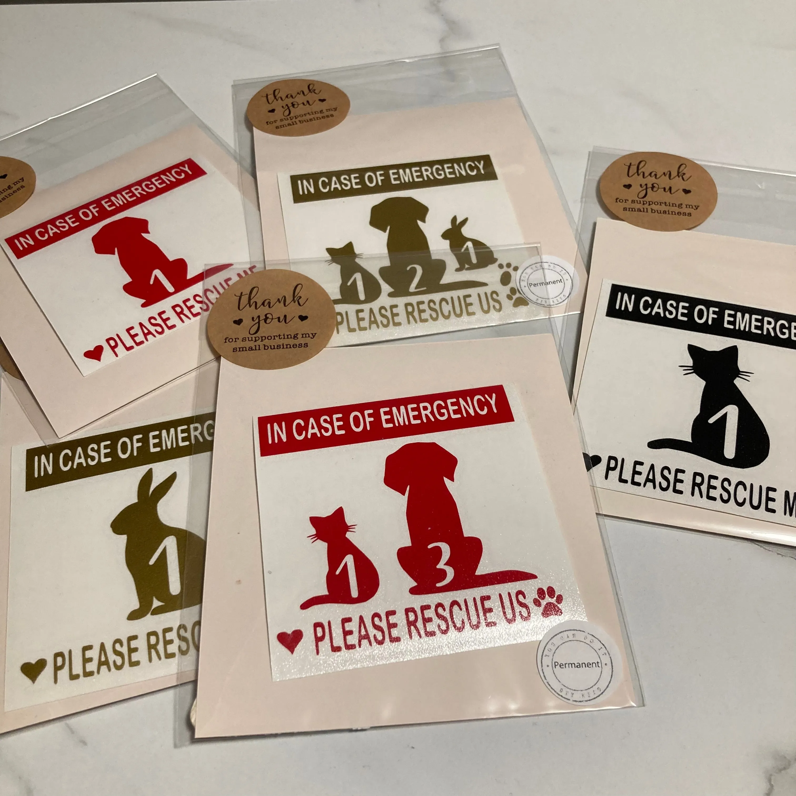 Decals - Emergency Pet Rescue