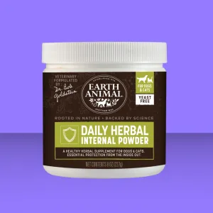 Earth Animal Internal Powder Yeast Free 8oz