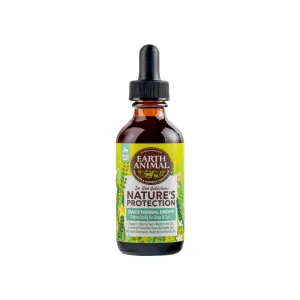 Earth Animal Nature's Protection Daily Herbal Flea & Tick Drops for Dogs & Cats