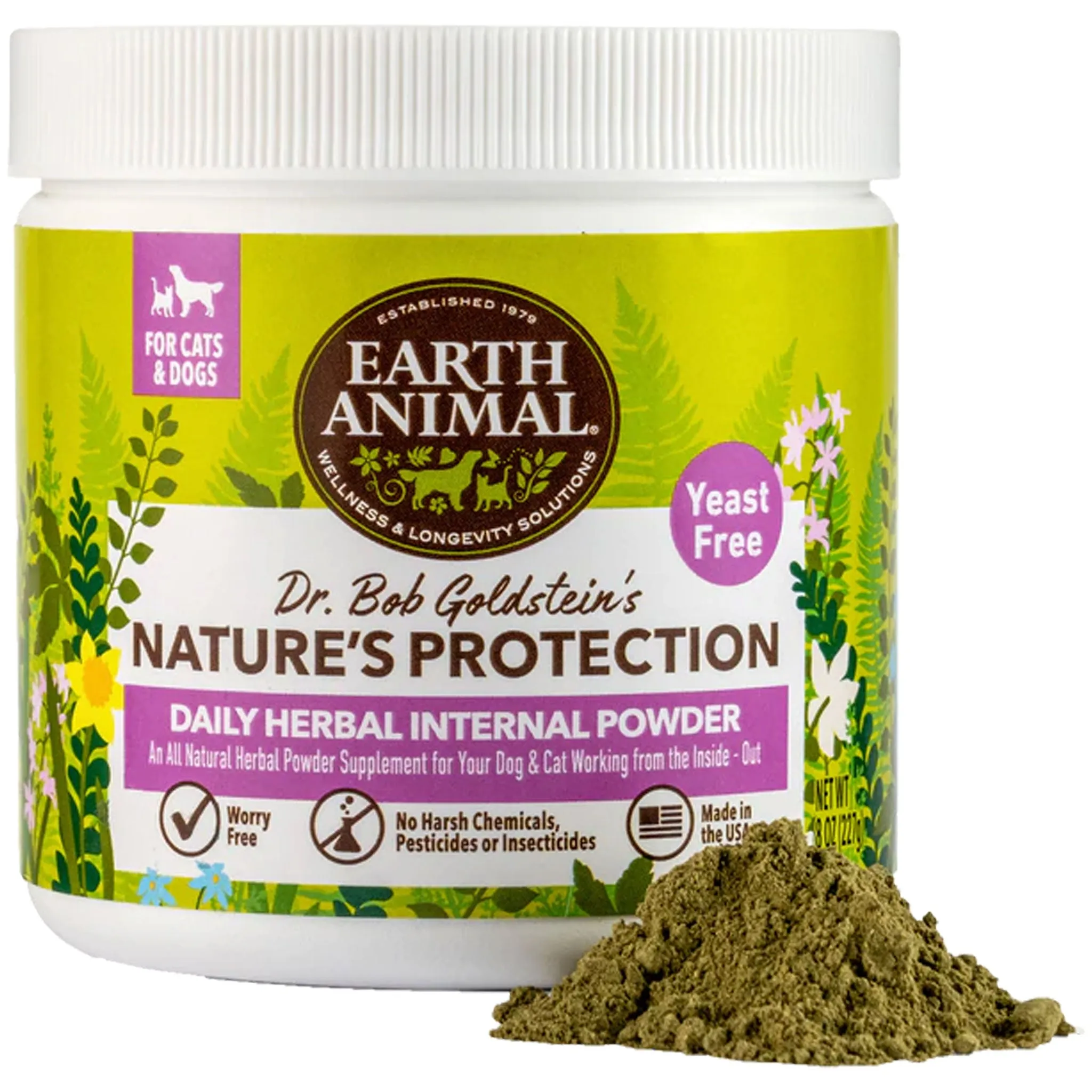 Earth Animal Nature's Protection Daily Internal Flea and Tick Powder