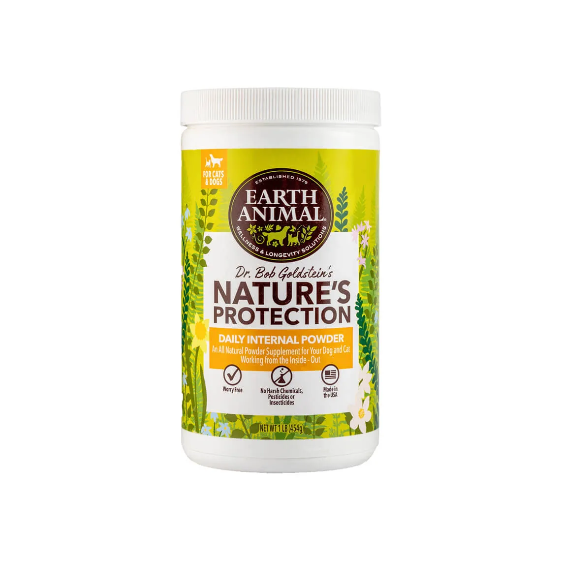 Earth Animal Nature's Protection Daily Internal Powder for Dogs & Cats