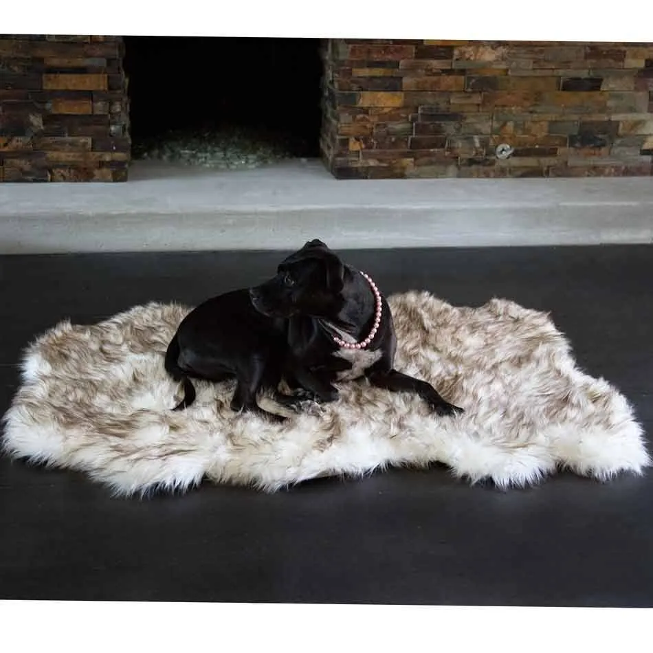 Faux Fur Ortho Shag Rug™Companion-Pedic® Luxury Dog Bed