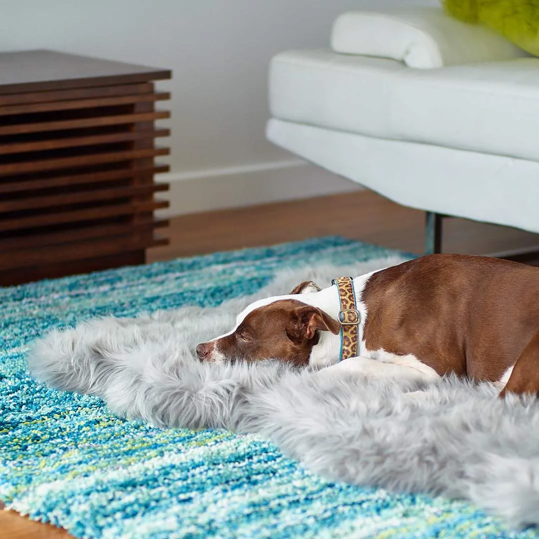 Faux Fur Ortho Shag Rug™Companion-Pedic® Luxury Dog Bed