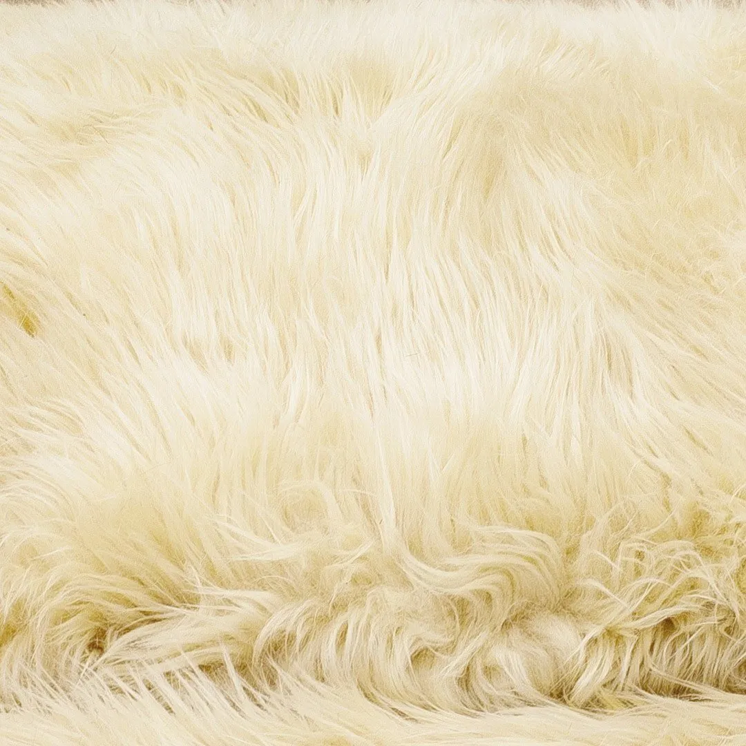 Faux Fur Shag Companion-Pedic® Rectangle Luxury Dog Bed