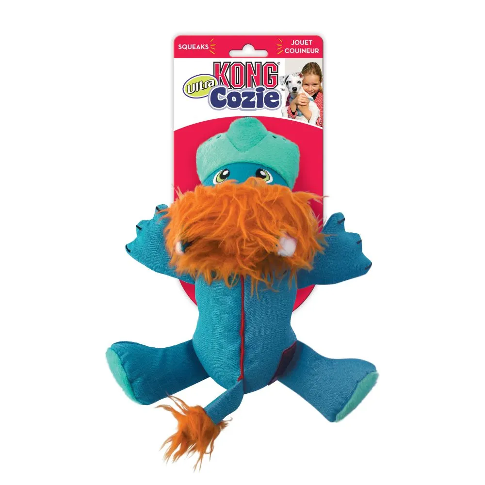 KONG Cozie Ultra Lucky Lion Dog Toy - Size Medium