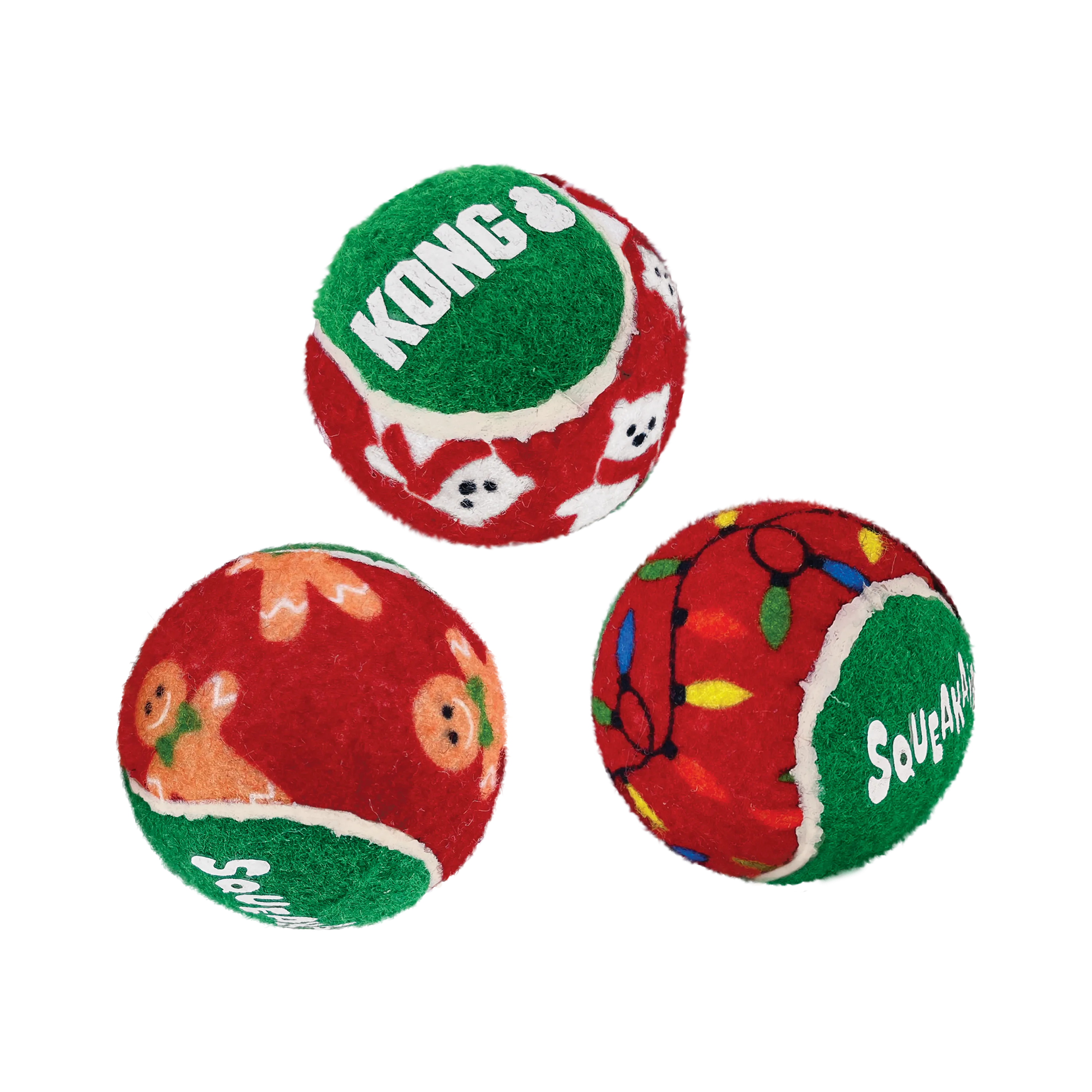 KONG - Holiday Squeaker Air Ball (Small) (6pk)
