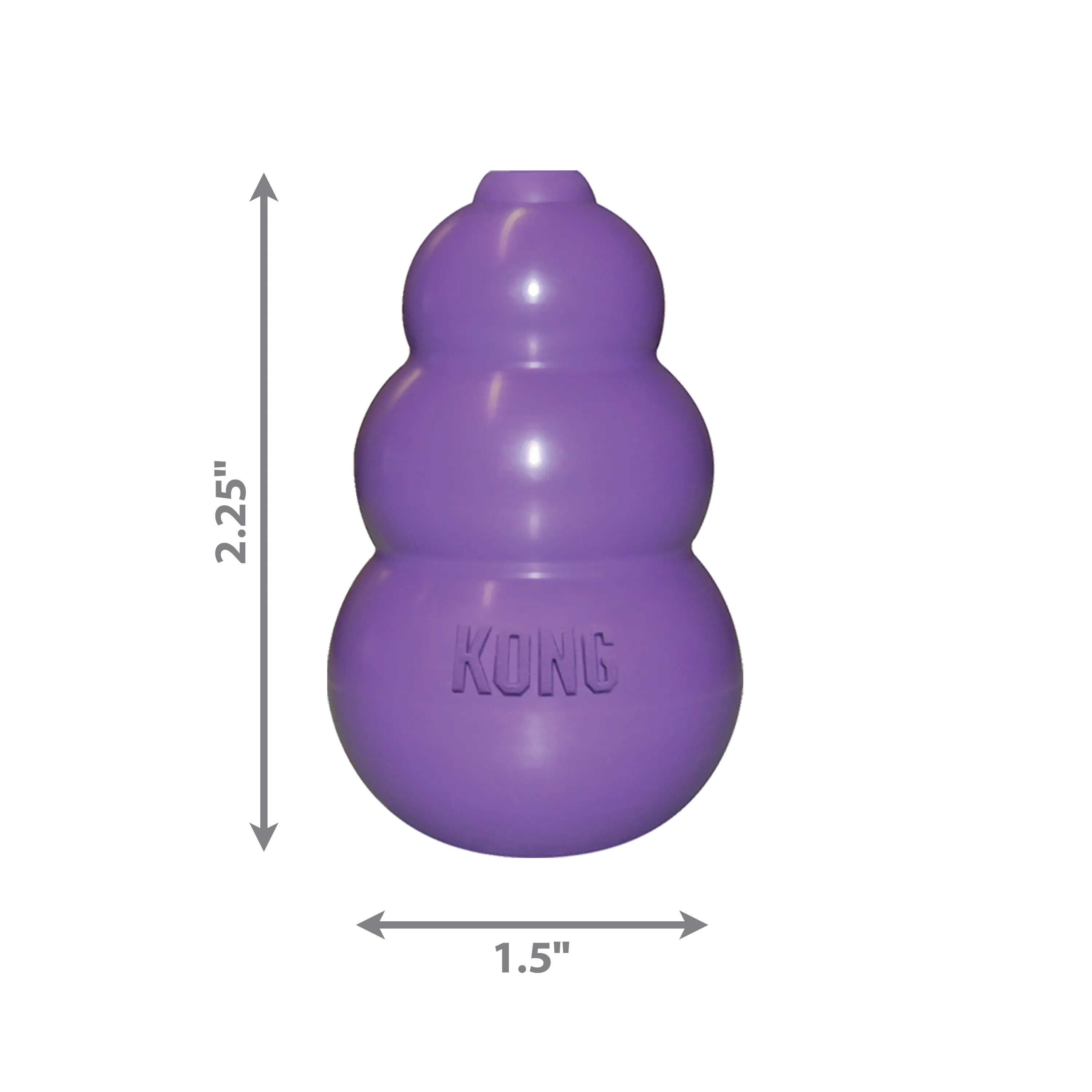 Kong Kitty Kong Treat Dispensing Cat Toy (Small, Purple)
