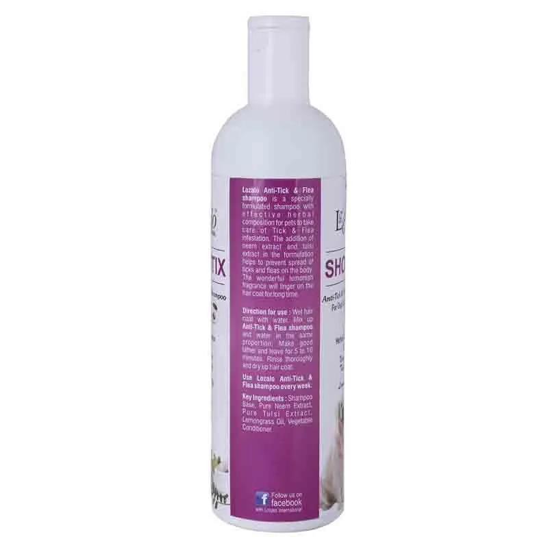 Lozalo My Shootix Anti Tick and Flea Shampoo for Dog and Cats