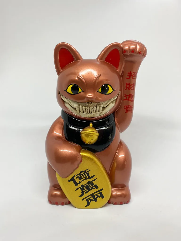 Lucky Cat Grin - Copper