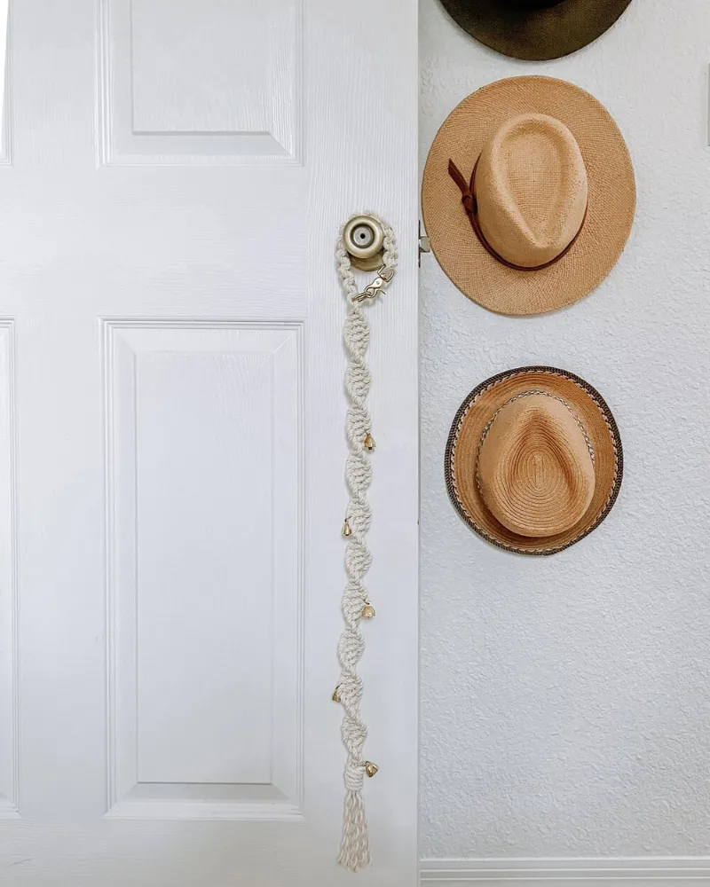 Macrame Dog Potty Bells (Made in the USA)