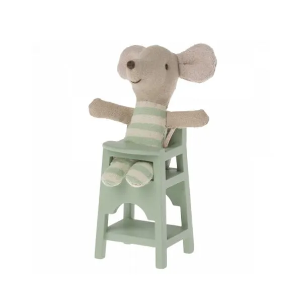 Maileg High Chair, Mouse - Mint