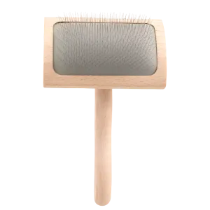 Mark Curved Back Medium Slicker Brush by Chris Christensen