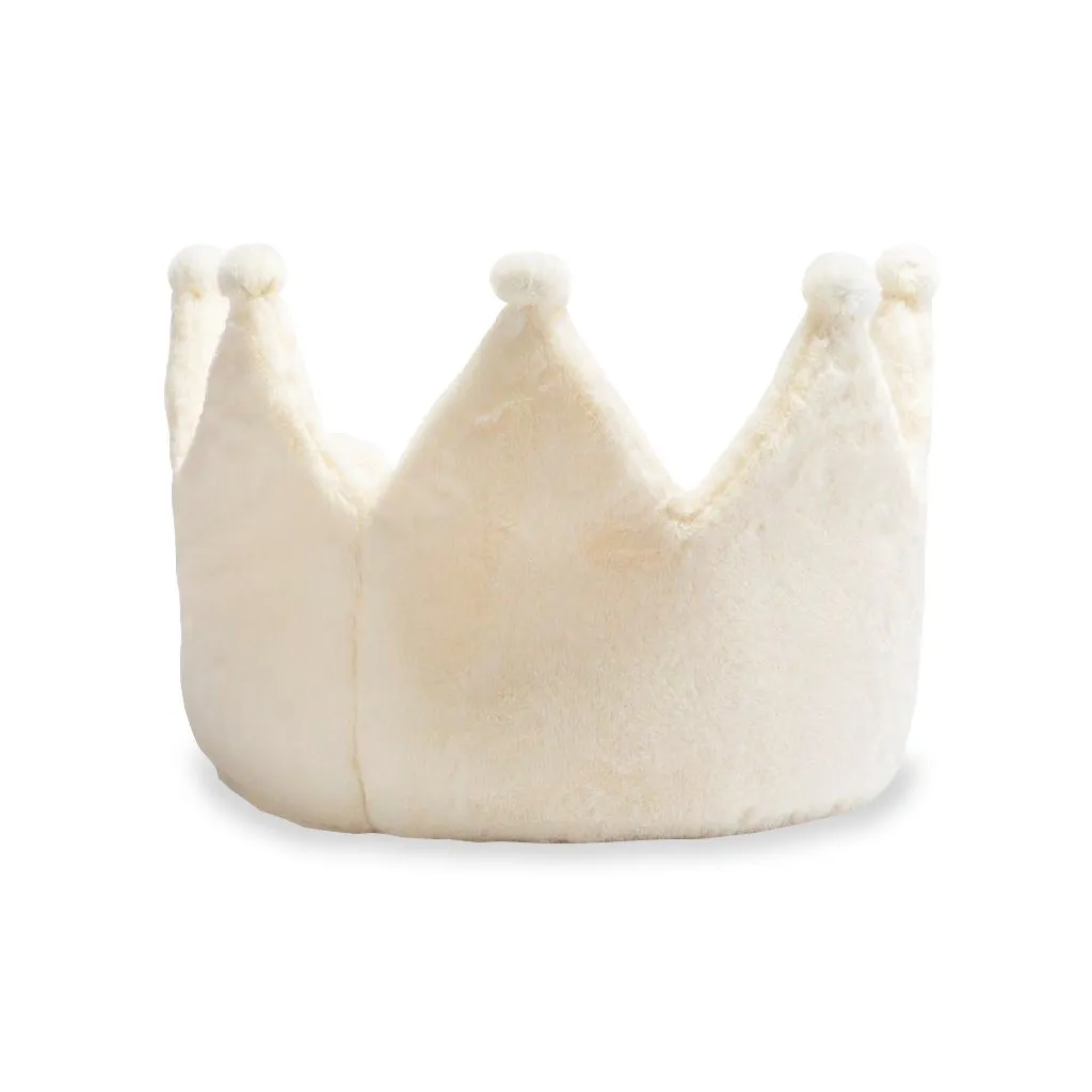 Nandog Luxe Crown Bed For Cats & Dogs (Cloud Ivory)