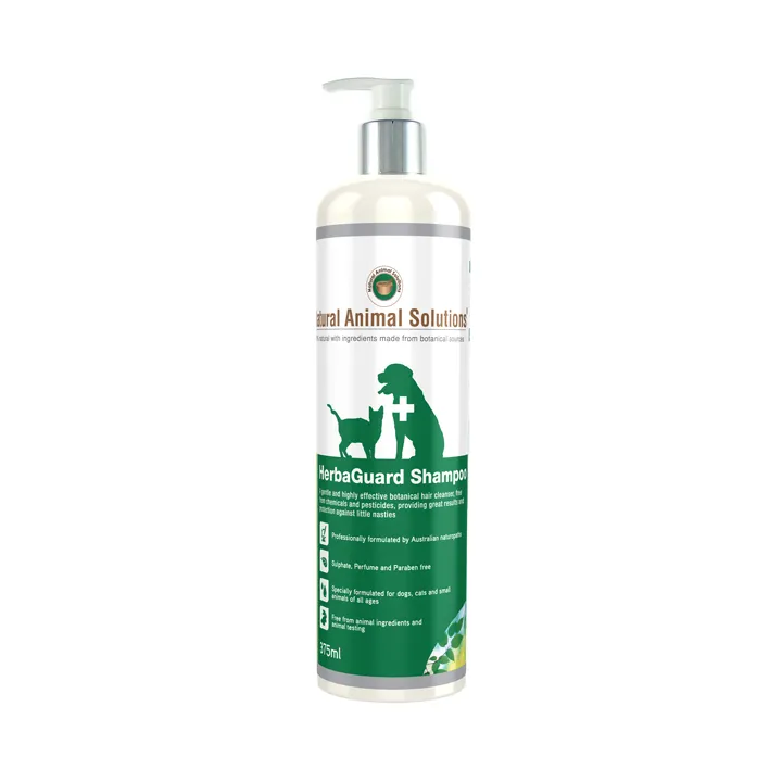Natural Animal Solutions: Shampoos - HerbaGuard Shampoo (375mL)