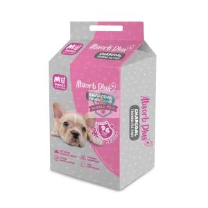 NEW LOOK: Absorb Plus Charcoal Pee Pads (Medium - 50pc)