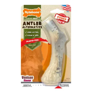 Nylabone Power Chew Antler Alternative Chew Toy Venison