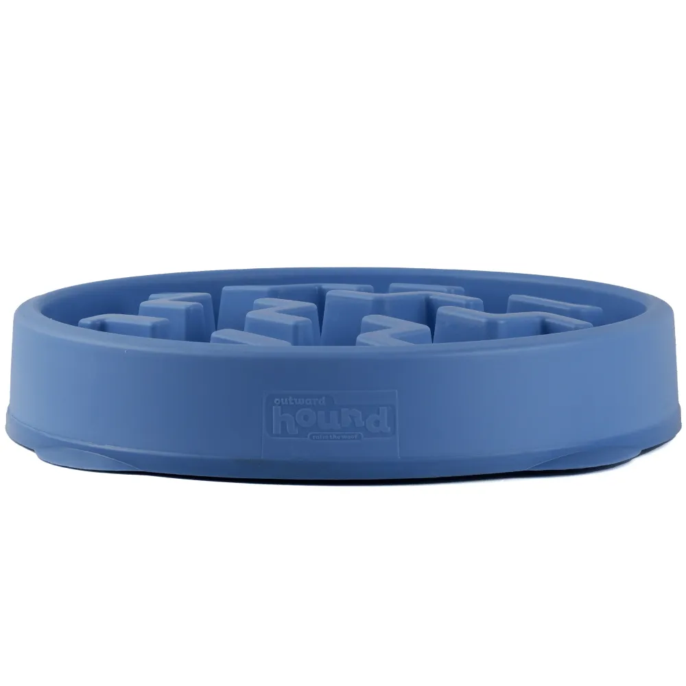 Outward Hound Fun/Slow Feeder for Dogs (Blue)