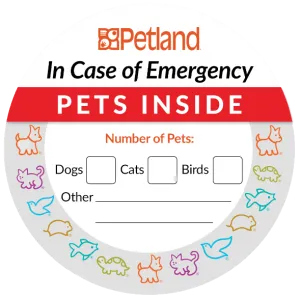 Pet Emergency Sticker