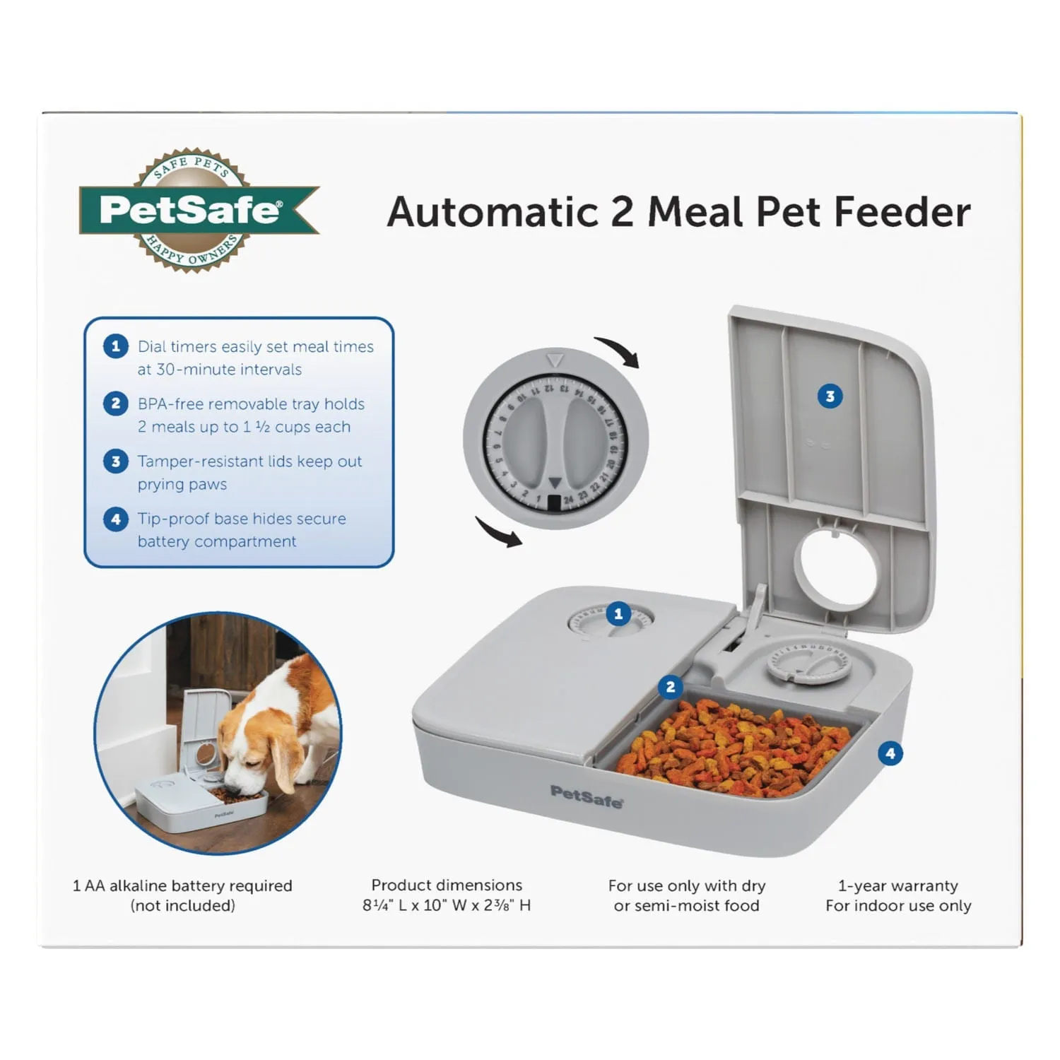 PetSafe Automatic 2 Meal Pet Feeder