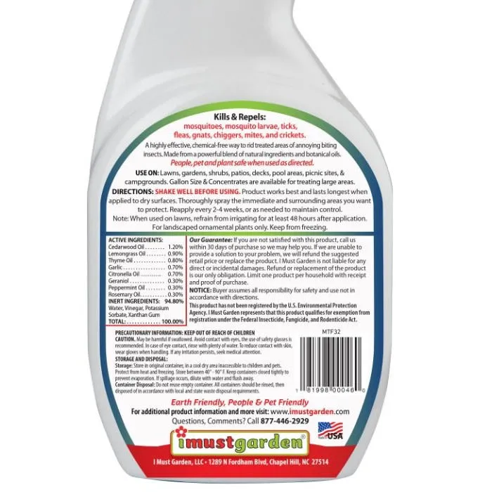 RTU Mosquito, Tick, Flea Control, 32 oz.