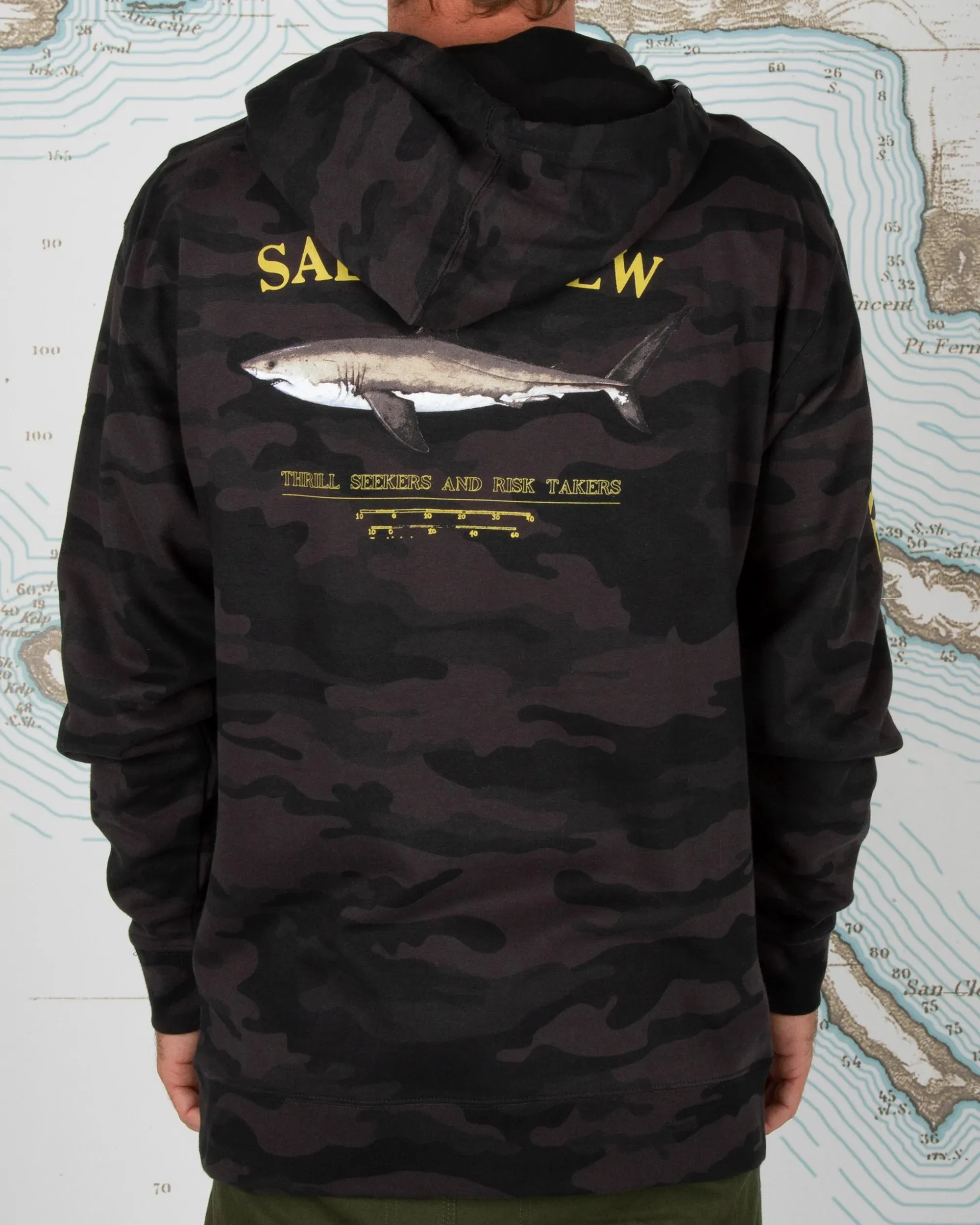 Salty Crew Mens Bruce Hood Fleece