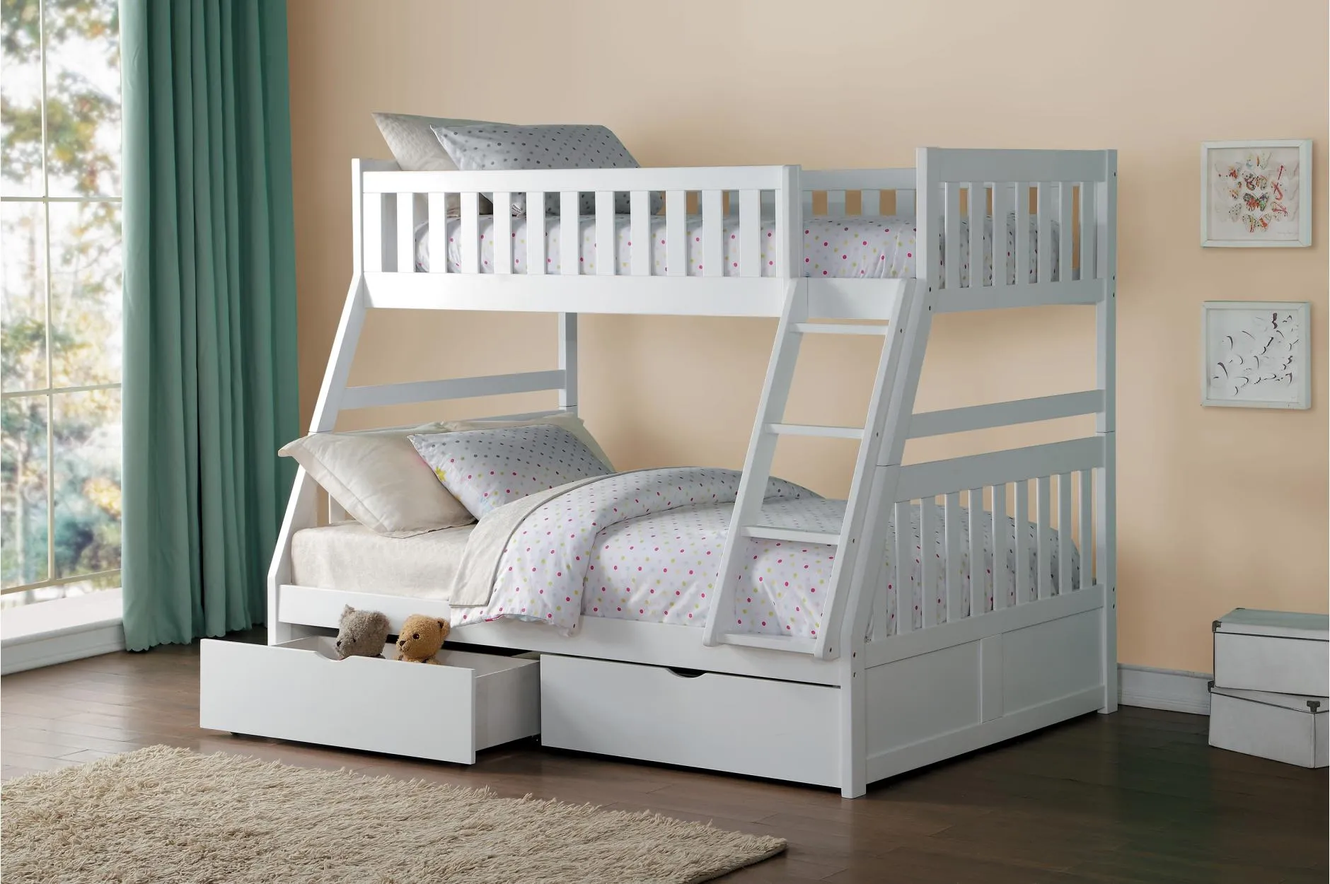 Single/Double Bunkbed with Chest and Night Stand Options