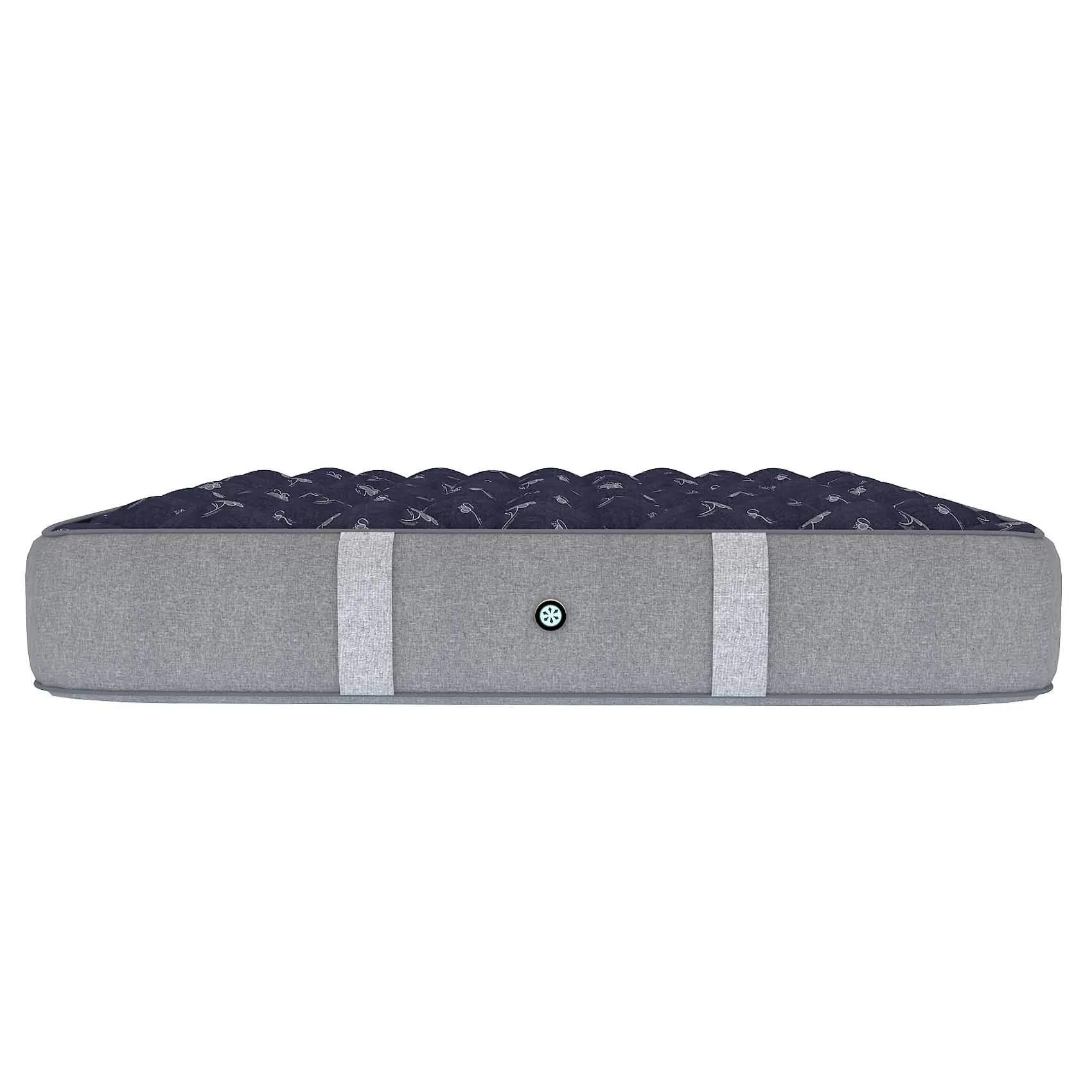 SLEEPSPA by COIRFIT Euphoria Normal Top 6 Inch Single Size Bonnell Spring Mattress with 6 Year Warranty | Orthopedic Pro - Doctor Recommended | Pressure Relieving | PU Foam for Support (Blue,75X35X6)