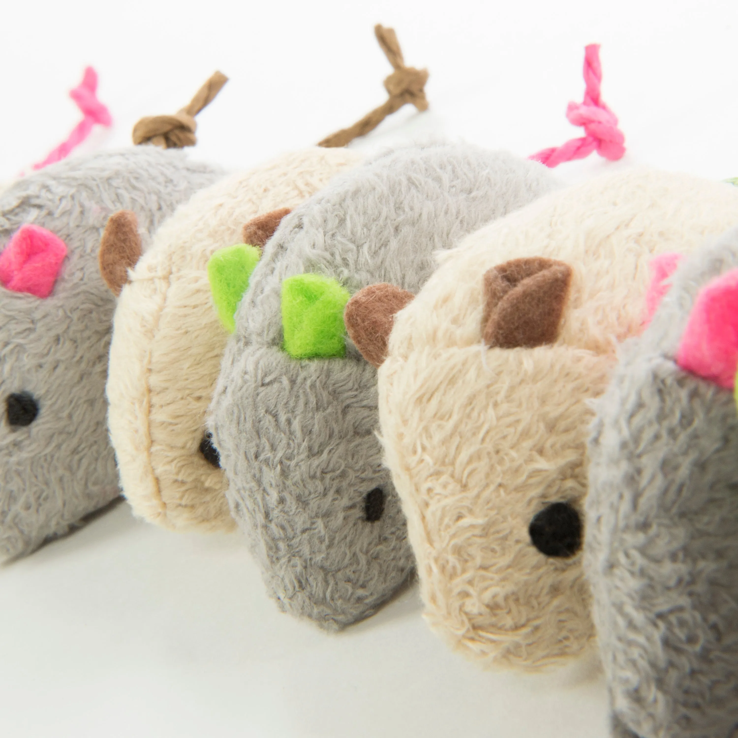 SmartyKat Skitter Critters (Set of 10) Value Pack Plush Catnip Cat Toys
