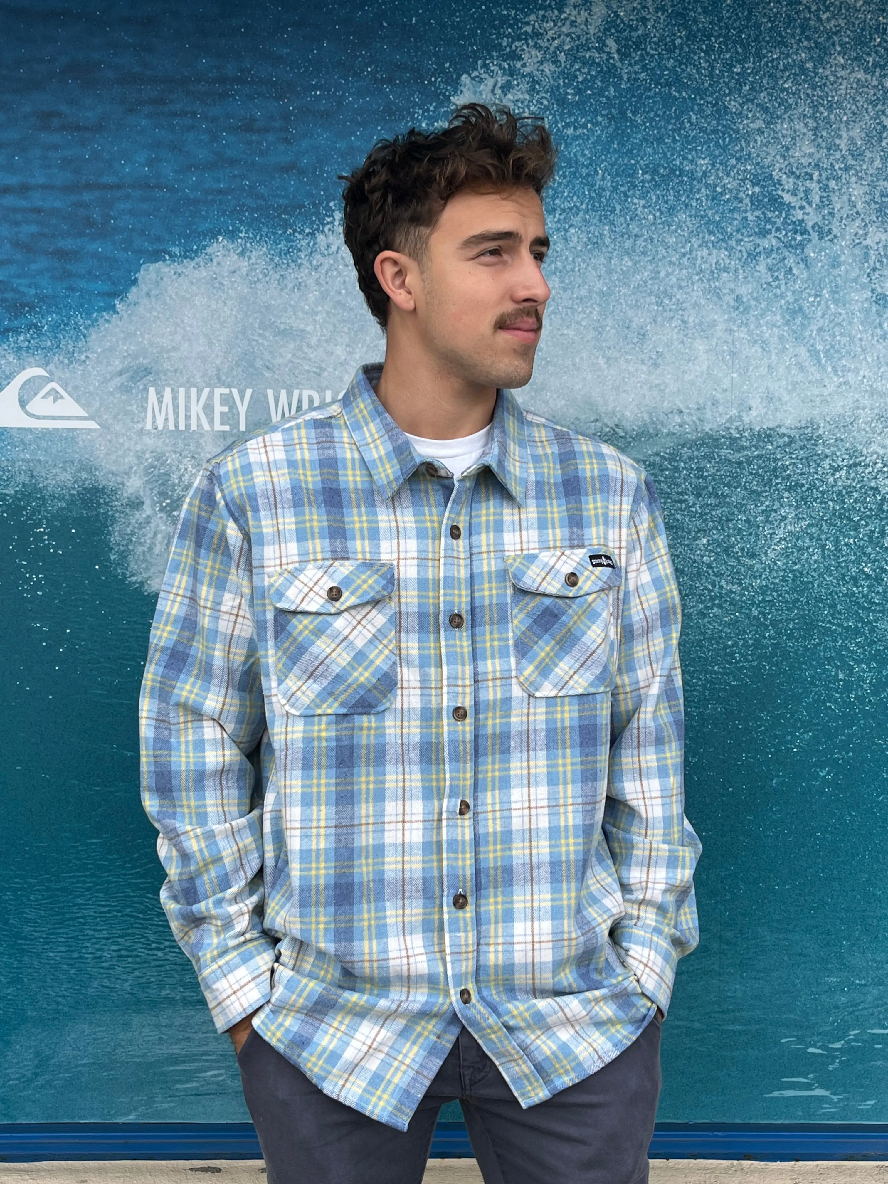 South Coast Lawn Flannel Blue