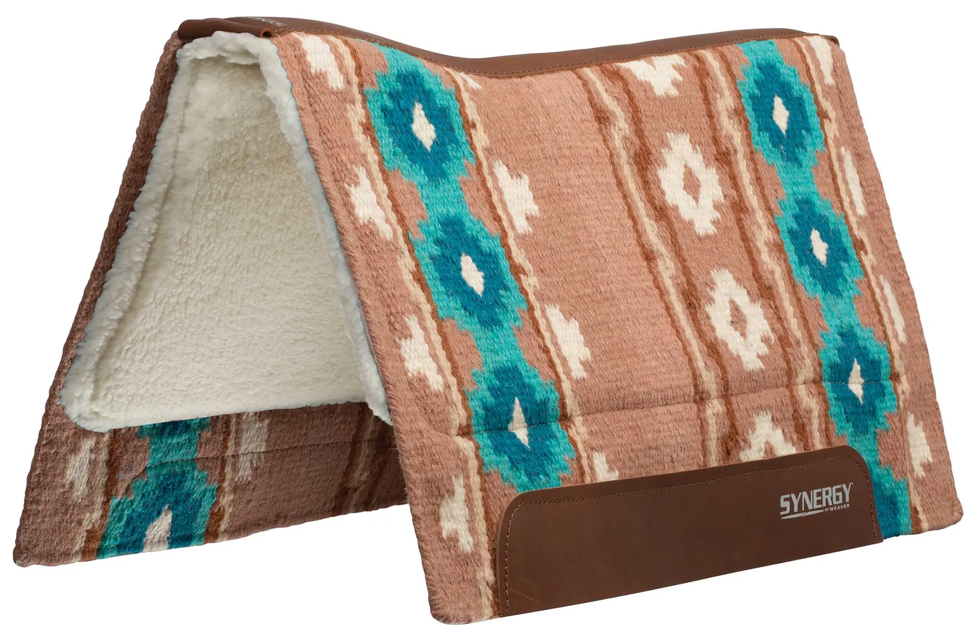 Synergy Contoured Performance Saddle Pad, Merino Fleece Lined, 33"x38", Odyssey