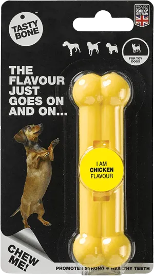 TASTY NYLON CHEWING FLAVOUR BONES FOR TOY DOGS