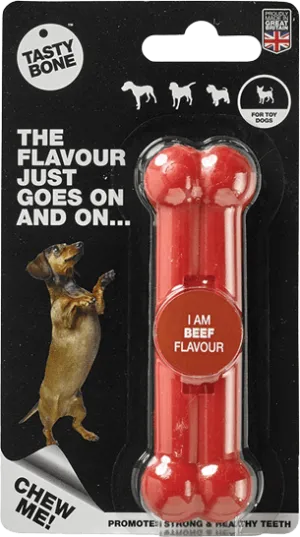 TASTY NYLON CHEWING FLAVOUR BONES FOR TOY DOGS