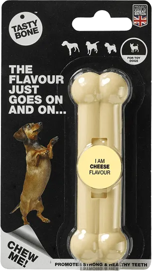 TASTY NYLON CHEWING FLAVOUR BONES FOR TOY DOGS