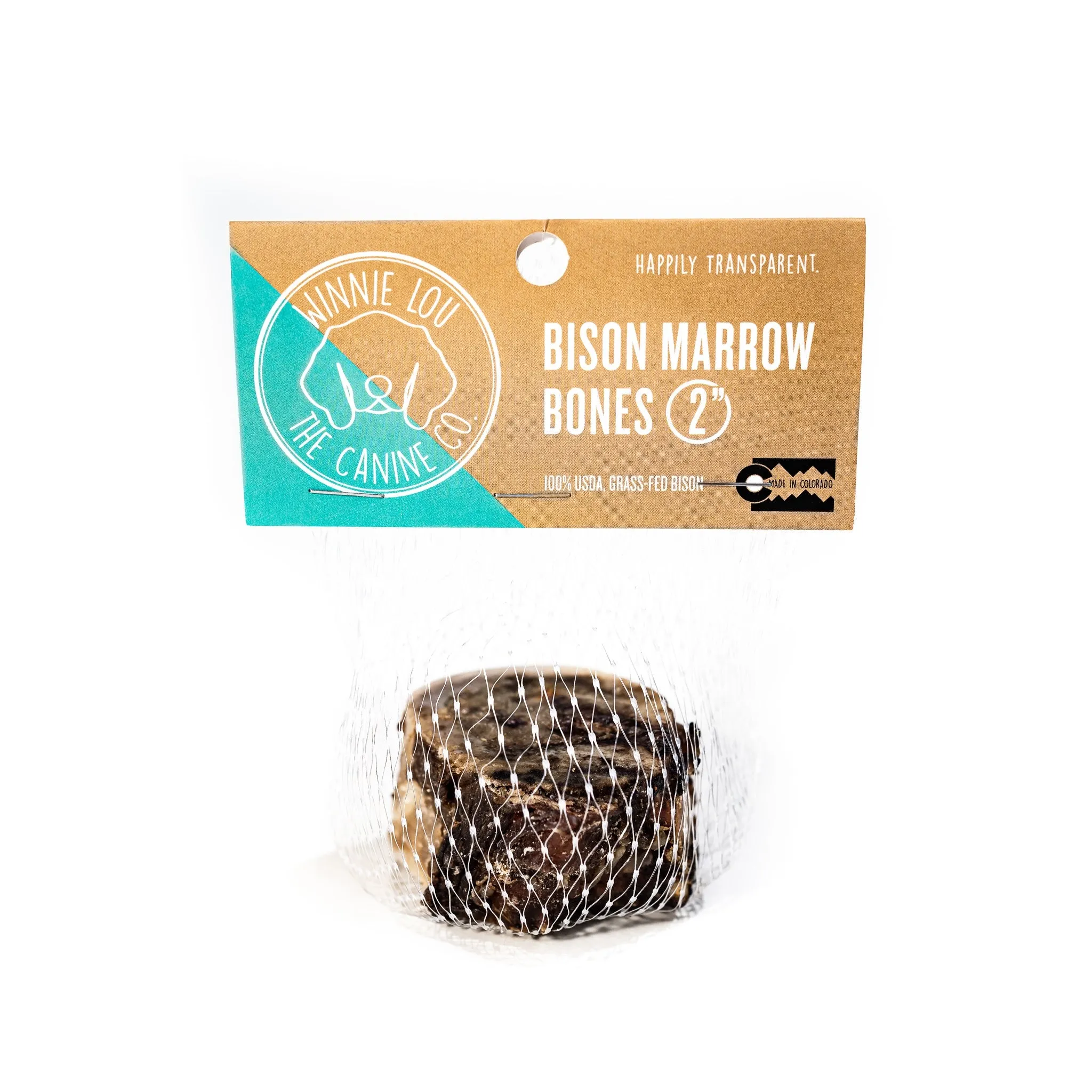 Winnie Lou Bison Marrow Bone Chews