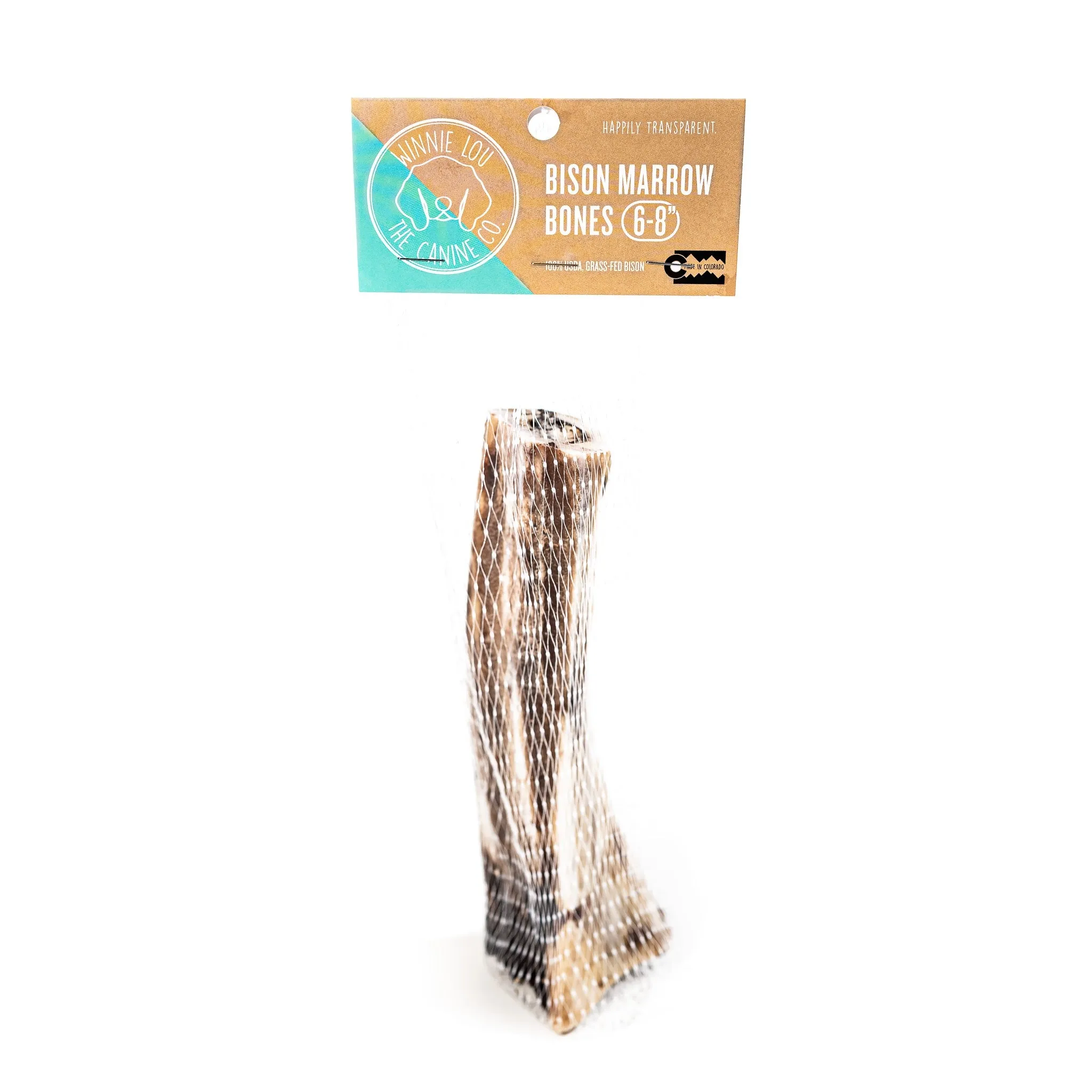 Winnie Lou Bison Marrow Bone Chews