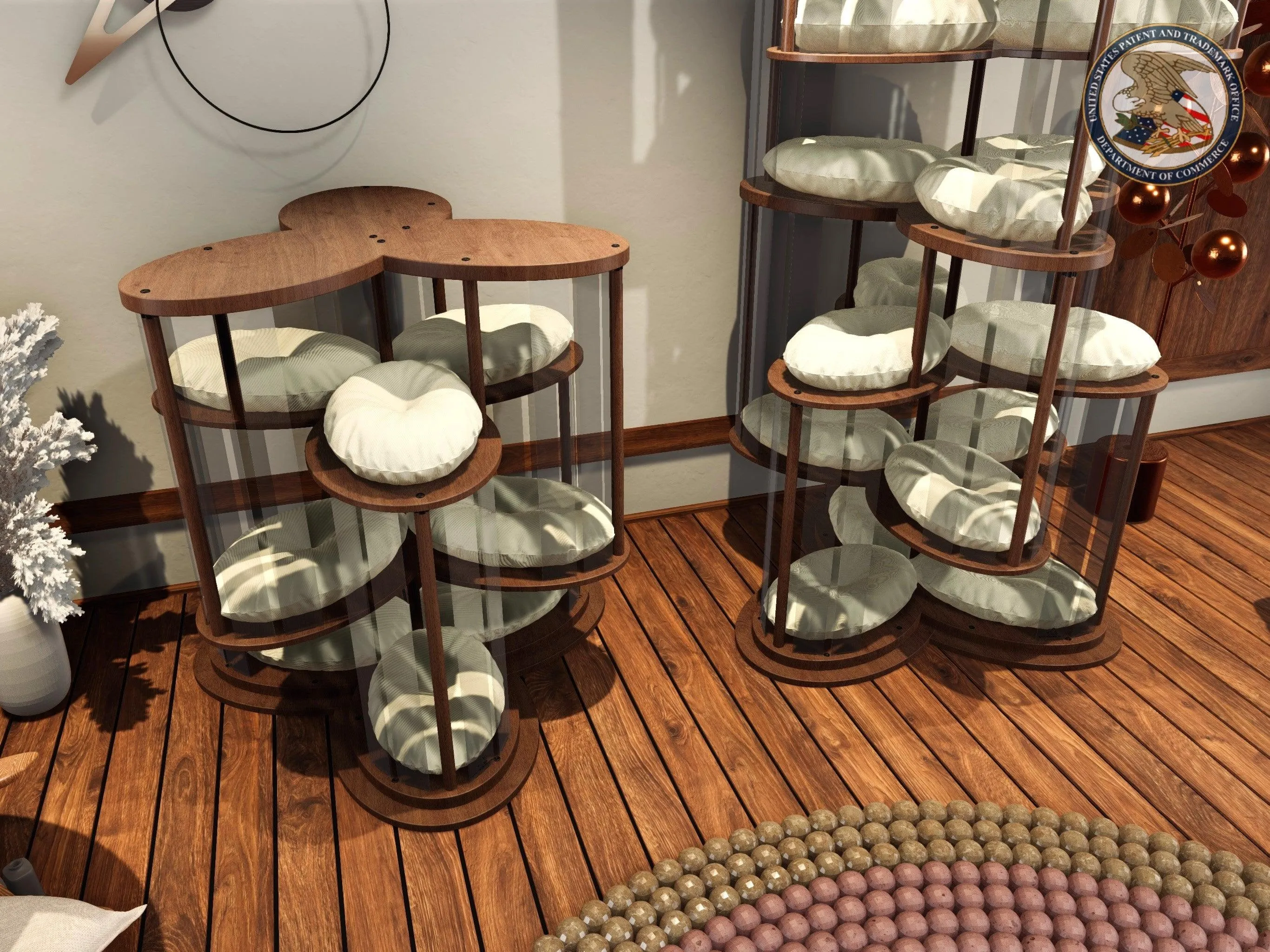 WLO® Propeller Modern Cat Tree