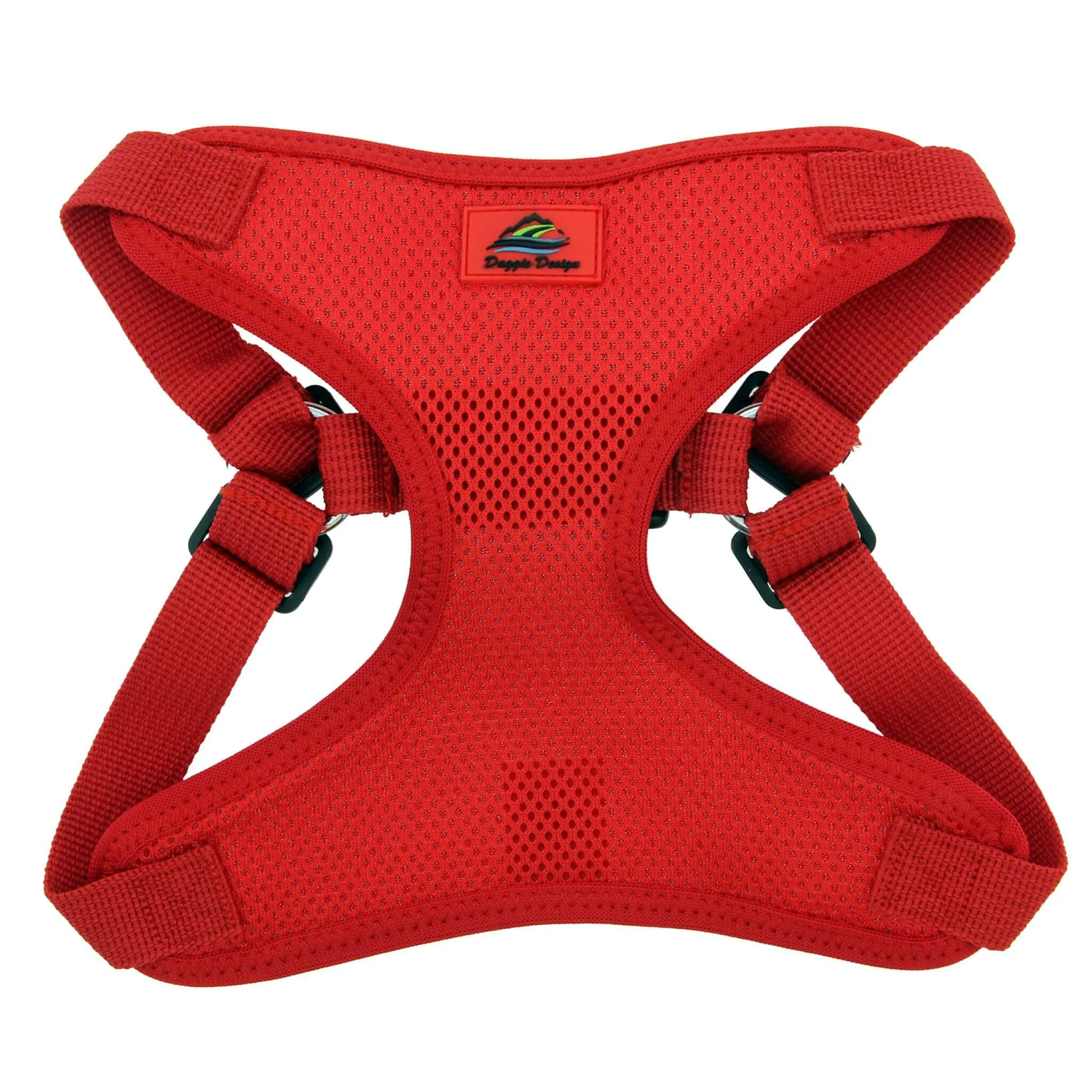 Wrap and Snap Choke Free Dog Harness - Flame Red