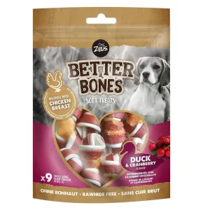 Zeus Better Bones - Duck and Cranberry Chicken Wrapped Mini Bones