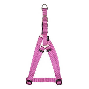 Zeus Nylon Step-In Dog Harness - Fuchsia - Small - 1 cm x 33 cm-45 cm (3-8in x 13in-18in)